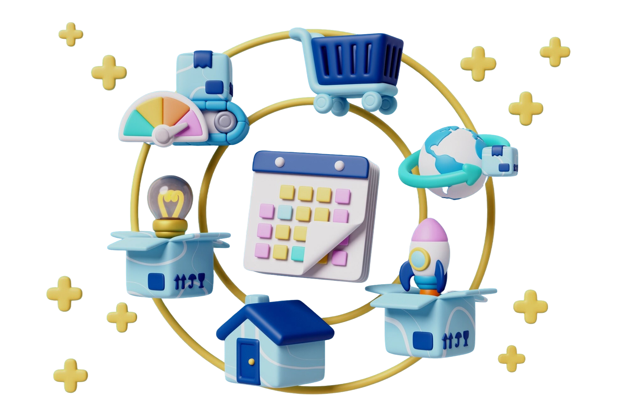 Ilustración del cuadro de mandos de las operaciones del mercado